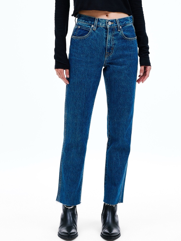 Svlrlake Hero Jeans In Stones Throw Wash Raw Hem Size 26 Denim